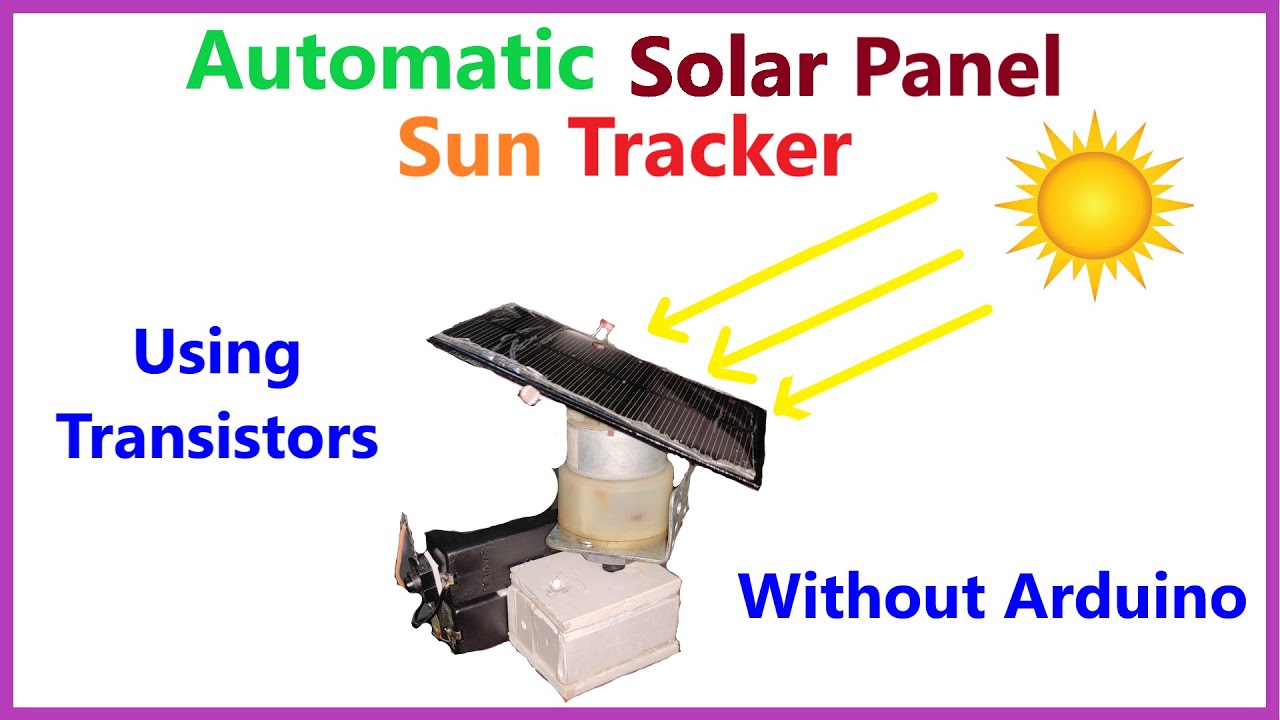 Sun tracker without Arduino